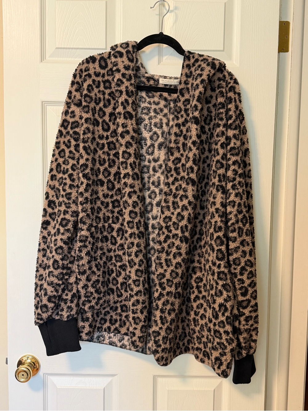 Women’s Soft Fleece Cardigan / lounge hoodie with pockets sz OS